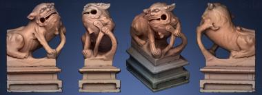3D мадэль Статуя Льва 012 М (STL)